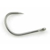 25 WIDE GAPE Size 8 eyed BARBLESS carp hooks fishing