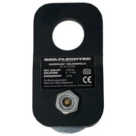 Seilflechter - Folding Pulley for Ropes with Diameter 6-11 mm, 4 t Tensile Load, Powder-Coated Steel