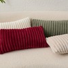 Kevin Textile Soft Plush 12x24 Inch Lumbar Pillow Cover 1
