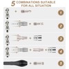 GreaTalent 54in1 S2 Steel Mini Ratchet Wrench Screwdriver Bit Set