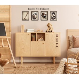 ZOIYINO Baseball Canvas Wall Art Prints,Vintage Brown Baseball Prints,Baseball Prints Boys Room Decor,Baseball Sport,Baseball Wall Decor,for Men Kids Teenagers Set of 4(8”x10”Unframed)