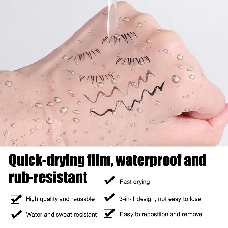 Lower Lash Stamp, Eyeliner Stamp Eyelash Stamp 2 in 1