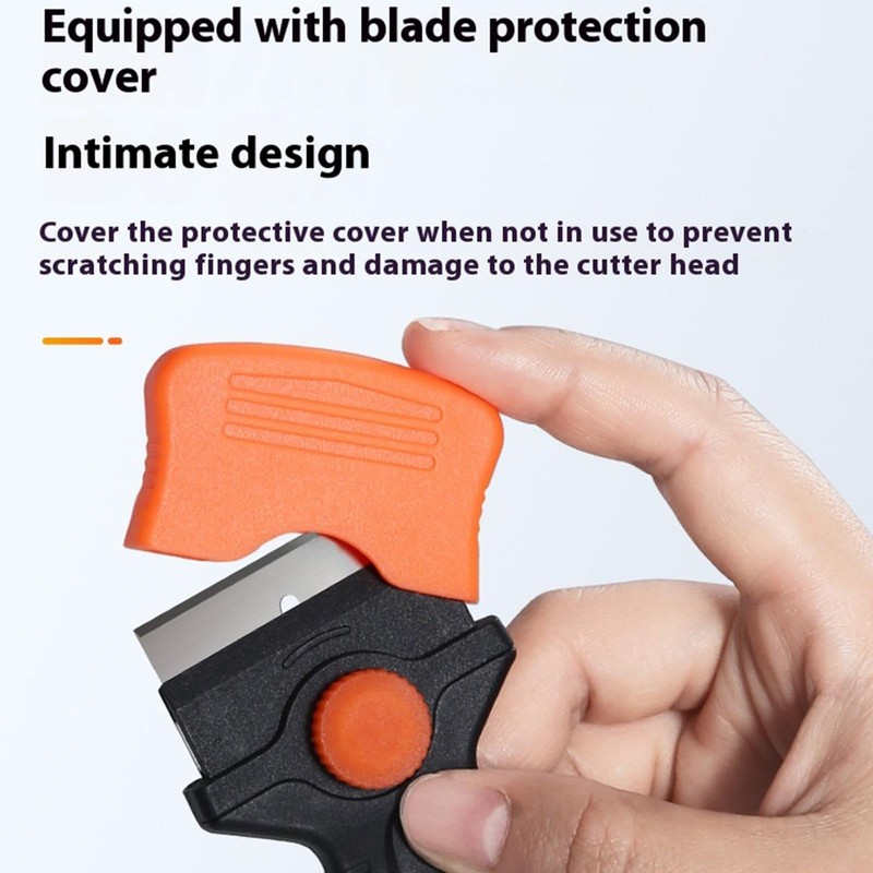 Glass Scraper - Double Edge Stove Scraper | Multi-Purpose Cleaning