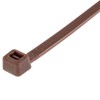 Gocableties Cable Ties 1000 Pieces Brown 100 mm x 2.5
