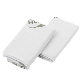 MaxxGoods Aloe Vera Double Pack Pillow Case 40 x 24 cm for Neck Support Pillow - Hypoallergenic, Skin-Friendly, Breathable and Easy Care Neck Support Pillow Case - Pillowcase for Orthopaedic Pillow