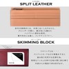 MGsable Goat Leather Long Wallet, Men's, Women's, Genuine Leather, Foldable,
