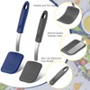 Yetene Silicone Cookie Spatula Turner 2 Pack Mini Brownie Spatula