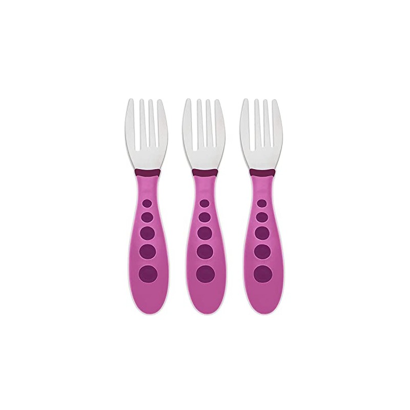 NUK First Essentials Kiddy Cutlery Forks (3 Count (Pack of