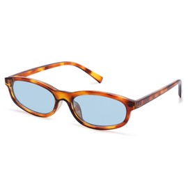 GIGIMOTTE Retro Rectangle Sunglasses for Women Trendy Small 90s Sunnies Vintage Skinny Narrow Rectangular Frame GM9602