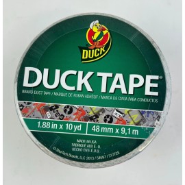 Duck Punk Music Duct Tape Roll (1.88" x 10 yd) NEW RARE DISCONTINUED duck brand