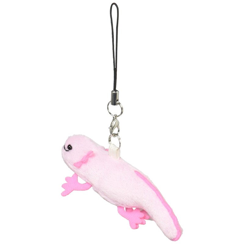 Aholotre Mascot Strap, Pink, 3.1 inches (8 cm)