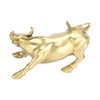 Wall Street Copper Bull Brass Animal Statue Artwork Desktop Decoration