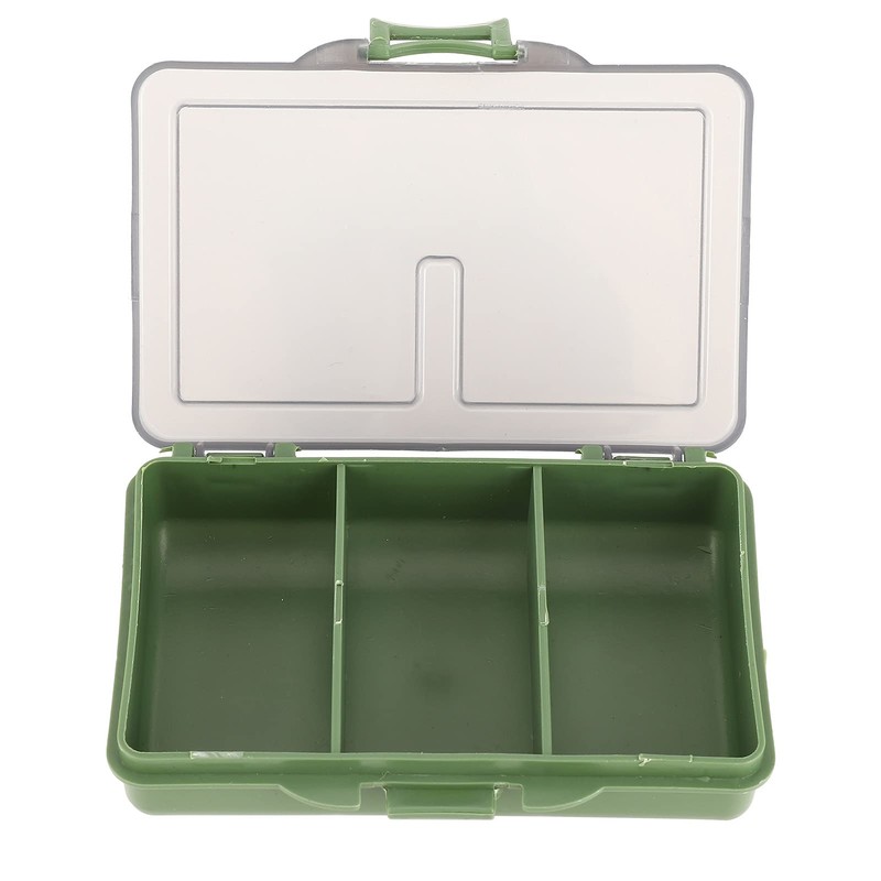 Alomejor Fishing Tackle Box 2Pcs Multiple Compartments Box Organizer for