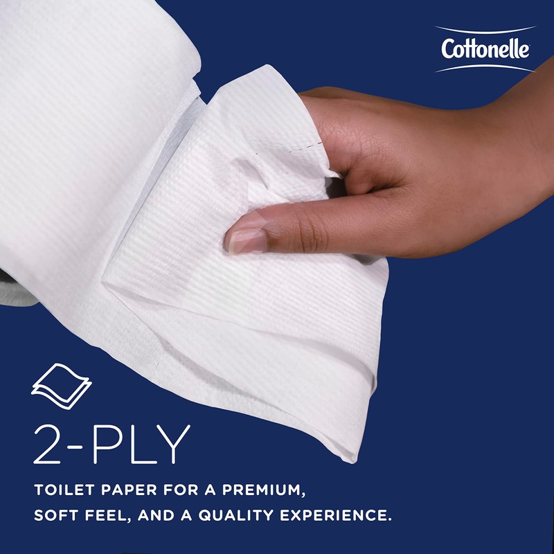 Cottonelle Professional Standard Roll Bulk Toilet Paper (17713), 2-Ply, White
