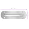 JEUIHAU 2 Pack Pull Push Door Handles, Stainless Steel Sliding