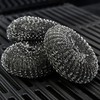 Grillstream Barbecue Scouring Brush Head Replacements Heads, Durable Steel Pads