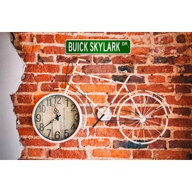 Buick Skylark Street Sign, GM Car Sign, Metal Garage Sign, Novelty Wall Decor - 4x18 inches