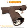 ALLSOPETS Cat Tunnel Cat Toy Foldable Large Cat Tunnel Play