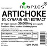 Nutrics® 30,000mg (per Capsule) Artichoke Extract 30 V Capsules 5%