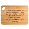Mr. & Mrs. Panda Bamboo Chopping Board Saying "Ehepartner Team"