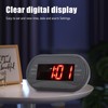 Digital Alarm Clock Bedroom Large Display AM FM Radio LED
