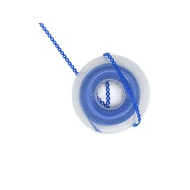 Orthodontic Dental Elastic Ultra Power Rubber Chains Multi-Colors Rubber Chains for Braces Power Dental Orthodontic (Royal blue, Close)