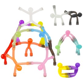 Mini Man Fridge Magnets Pack of 10 Cute Rubber Magnet Men's Fridge Mini Magnetic Figures Toy for Children Colours Magnets Strong for Office, Decorative Whiteboard (Mixed Charge)