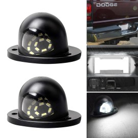 Unbranded For 1994-2001 Dodge RAM 1500 2500 3500 LED License Plate Light White Lamp Pair