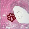 BakeInStyle Dog Paw with Heart Cookie Cutter - Eco-Friendly Biodegradable