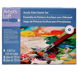 Acrylic Paint Tube Starter Set by Artist's Loft, 6 Count