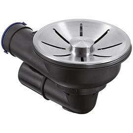 Blanco InFino Manual Drain Fitting Brushed Grey 3.5 Inch