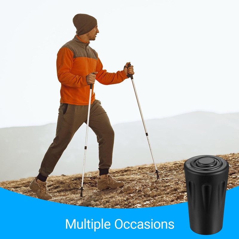Pack of 6 Rubber Buffer Nordic Walking Poles Rubber Buffer