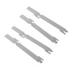 VHEUHZ Screw-On Hinges - Door Hinges Pack of 4 Nylon