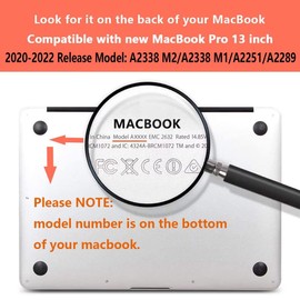 CISSOOK Compatible with M2 MacBook Pro 13 Inch Case 2025-2020 Release M1 M2 A2338 A2289 A2251, Plastic Hard Shell Case & Keyboard Cover for MacBook Pro 13 with Touch Bar, Golden Flowers