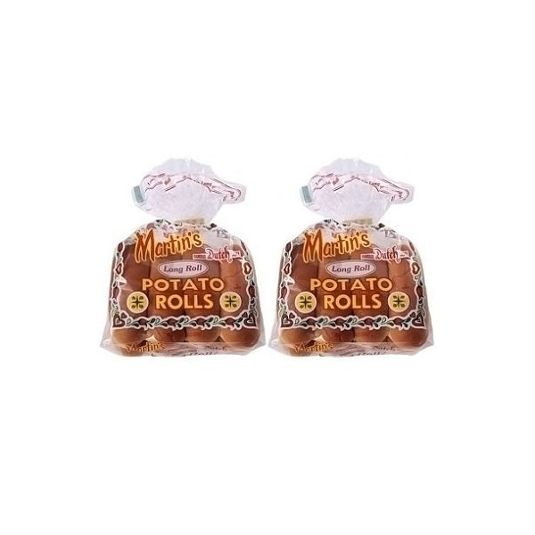 Martin's Potato Long Roll - 2/8 pks.