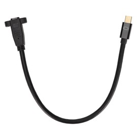 Mini DisplayPort Cable Small Portable 4K MiniDP Female to Male Test Extension Cable for Computer with Fixing Screw Holes