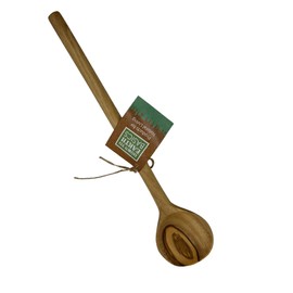 Down to Earth Basics Olivewood Cooking Spoon Round 12.5"