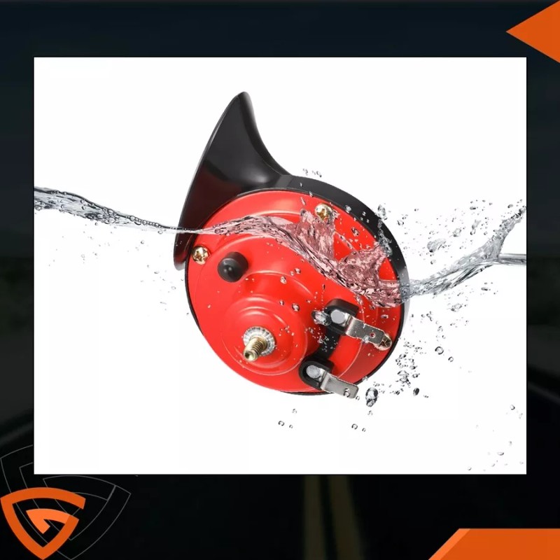 Gearzaar 2* 12V 300DB Super Loud Train Horn Waterproof For