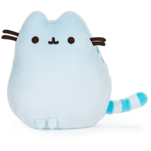 GUND Pusheen The Cat Squisheen Plush, Stuffed Animal Cat for Ages 8 and Up, Blue, 6"
