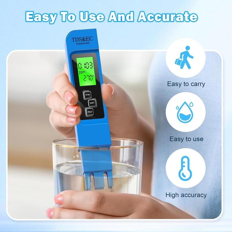 2024 4 in 1 TDS Meter - TDS EC &