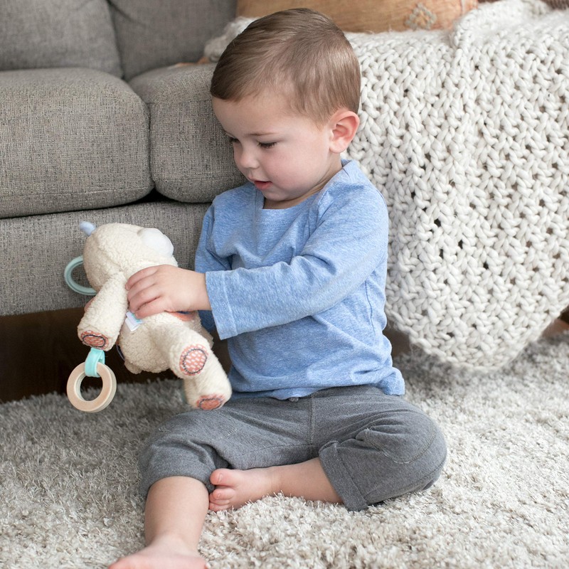 Ingenuity, Nate Plush Toy with many activities such as a