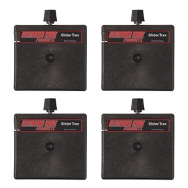 Extreme Max 3004.3156 Slider Trax Multi-Fit Slider Base - Straight, Pack of 4