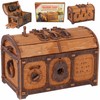 WOODEN.CITY Treasure Chest Сlue Box Wooden Puzzle Box - 3D