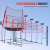 ZELUS Volleyball Training Net, Red 2