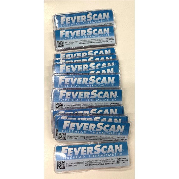 LCR Hillcrest 50 LCR Hallcrest Feverscan Latex Free Single-Use Forehead
