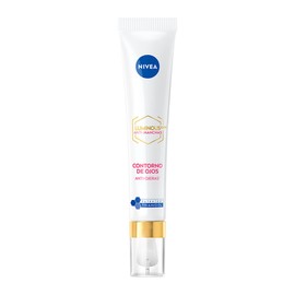 NIVEA Luminous630 Anti-Manchas Contorno de Ojos Anti-Ojeras (15 ml) - Enriquecido con Ácido Hialurónico y Cafeína para una Piel Luminosa sin Ojeras.  