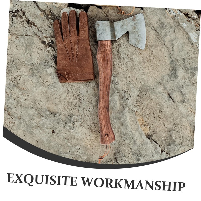 Totority 2pcs Ergonomic Wooden Hatchet Handle Replacement Non Skid Design