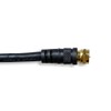 Cablelera ZCTTFDMM-03 RG-6 Coaxial Cable with F Type Screw-On Gold