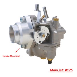 Super E Carburetor & Intake Manifold, for HD Sportster - Road King - Softail - Fatboy - Tour Low Super Wide Electra Glide - Big Twin Shorty Carb 11-0420