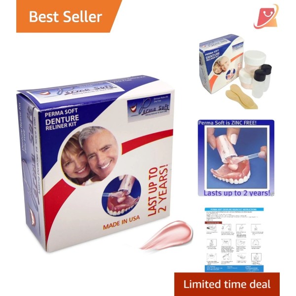 Unbranded Denture Reliner Kit DIY Soft Re lines 2 Plates